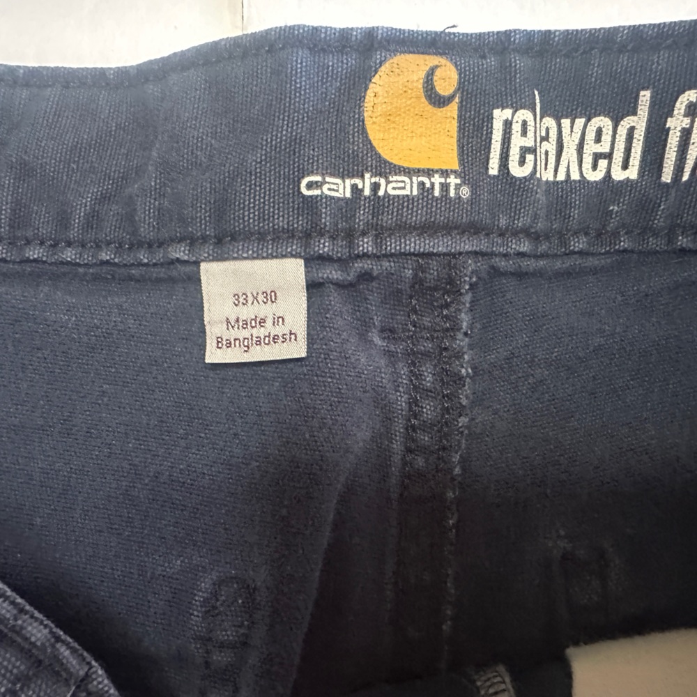 Carhartt Relaxed Fit Blue Pants 33x30 - Picture 5 of 9